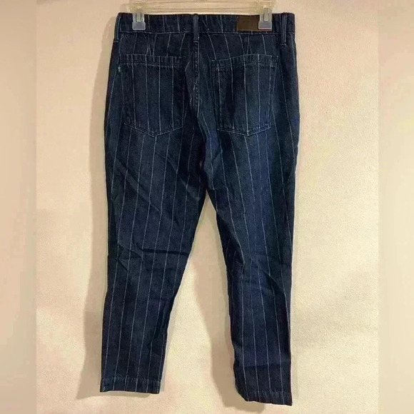 Parker Smith "Tori" denim trouser with a pinstripe pattern, size 26 casual - Picture 7 of 9